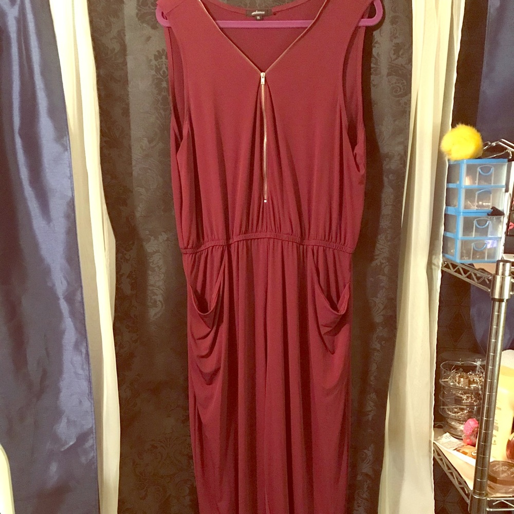 Burgundy Jumpsuit